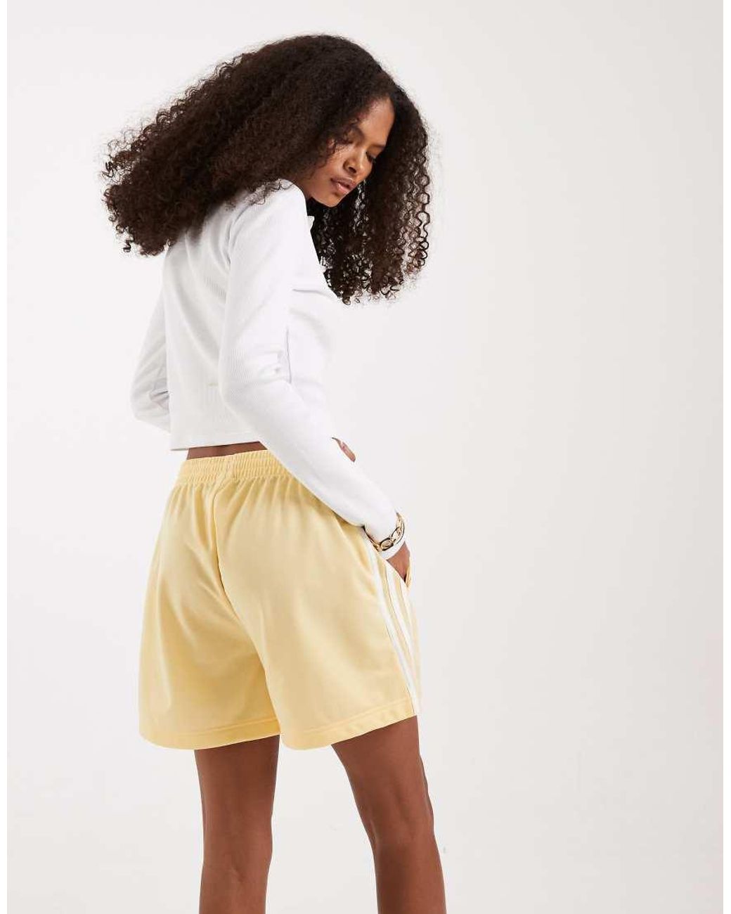 Adidas Originals White Firebird Shorts