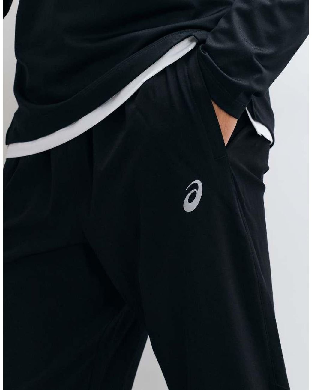 Asics Blue Woven Running Pants for men