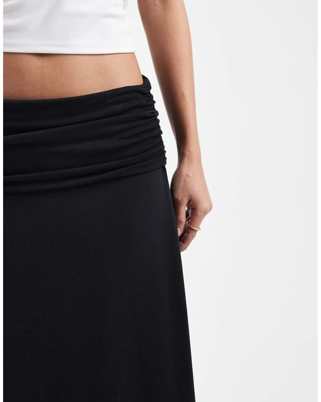 Cotton On Black Billie Slinky Skirt