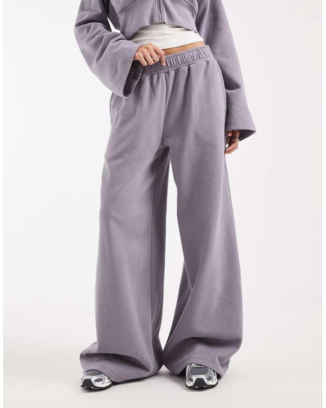 New Balance Purple Brushed Coastal Fleece Pant
