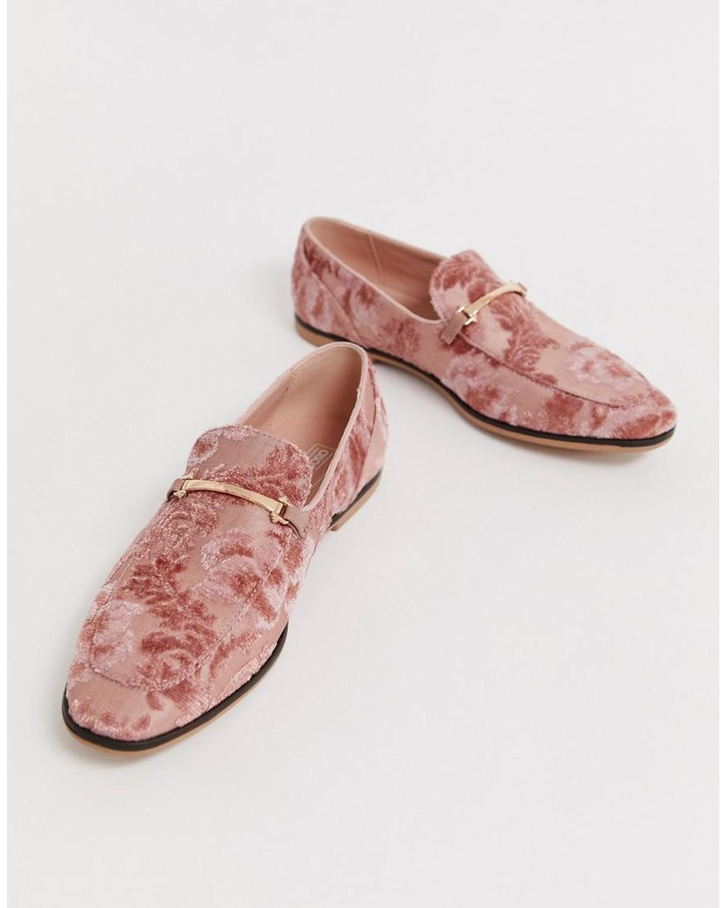 Asos velvet loafers best sale