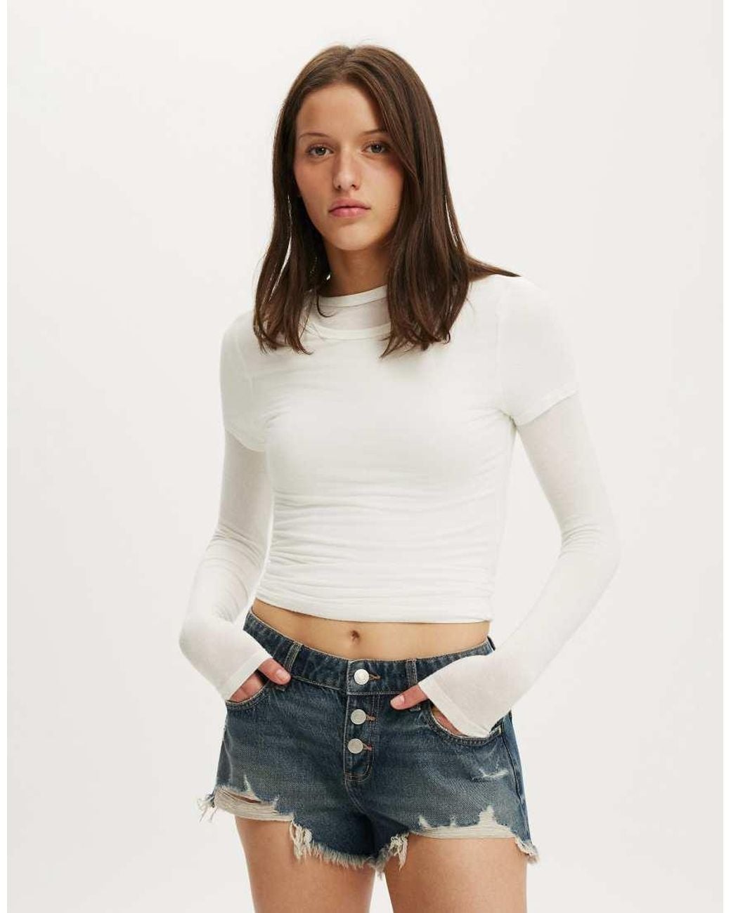 Cotton On Blue Saturday Denim Short