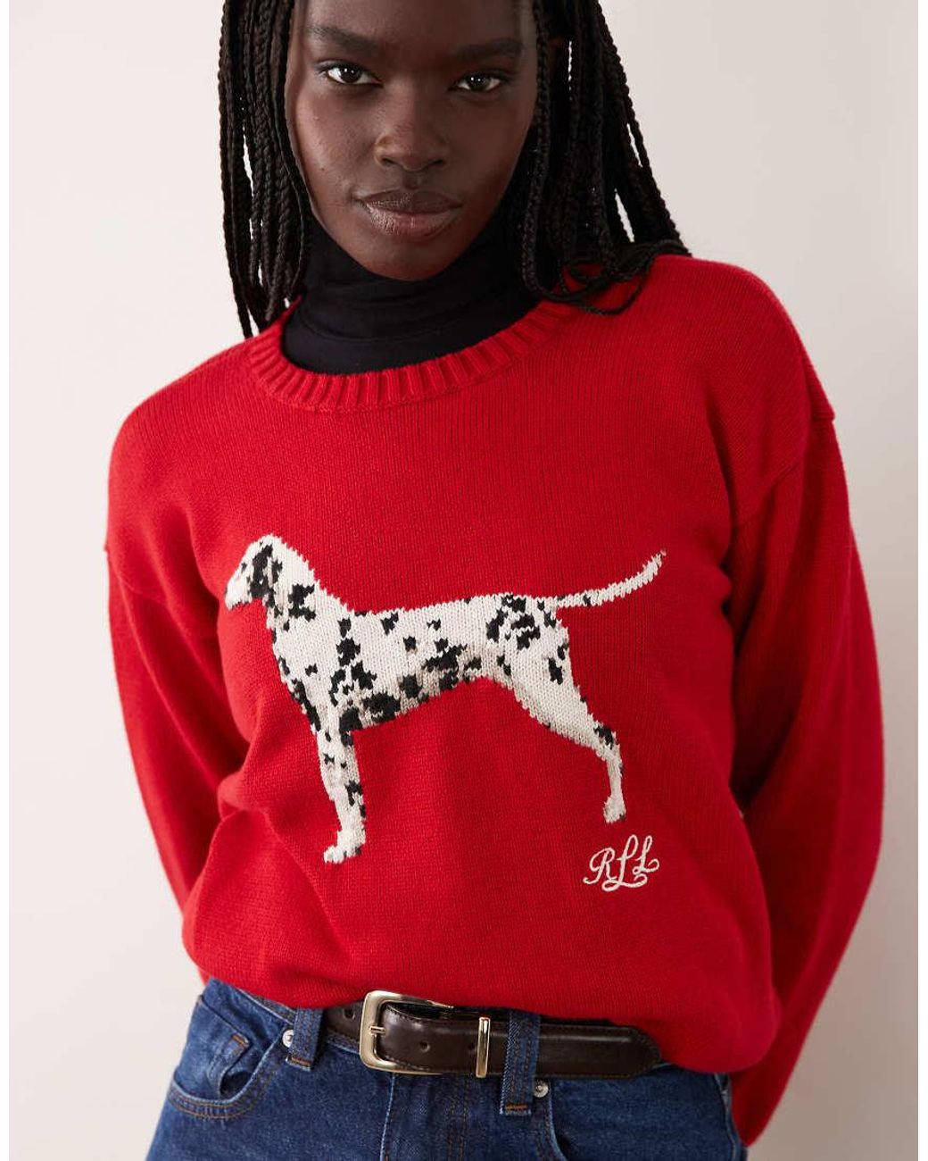 Ralph Lauren Red Dog Knit Jumper