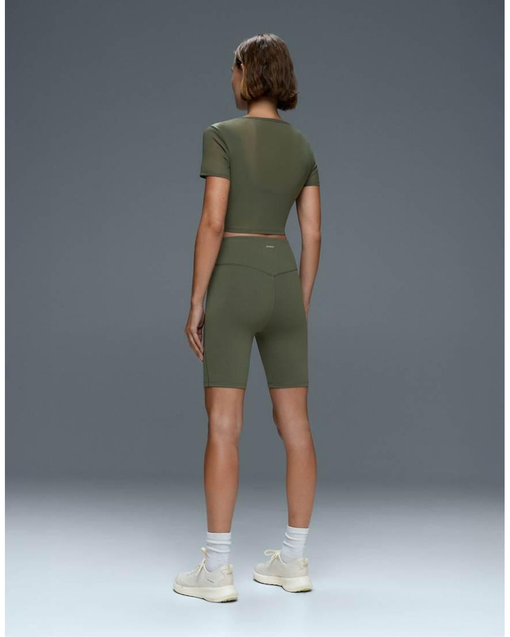 Oysho Green Short-Sleeved Evermove Tank Top