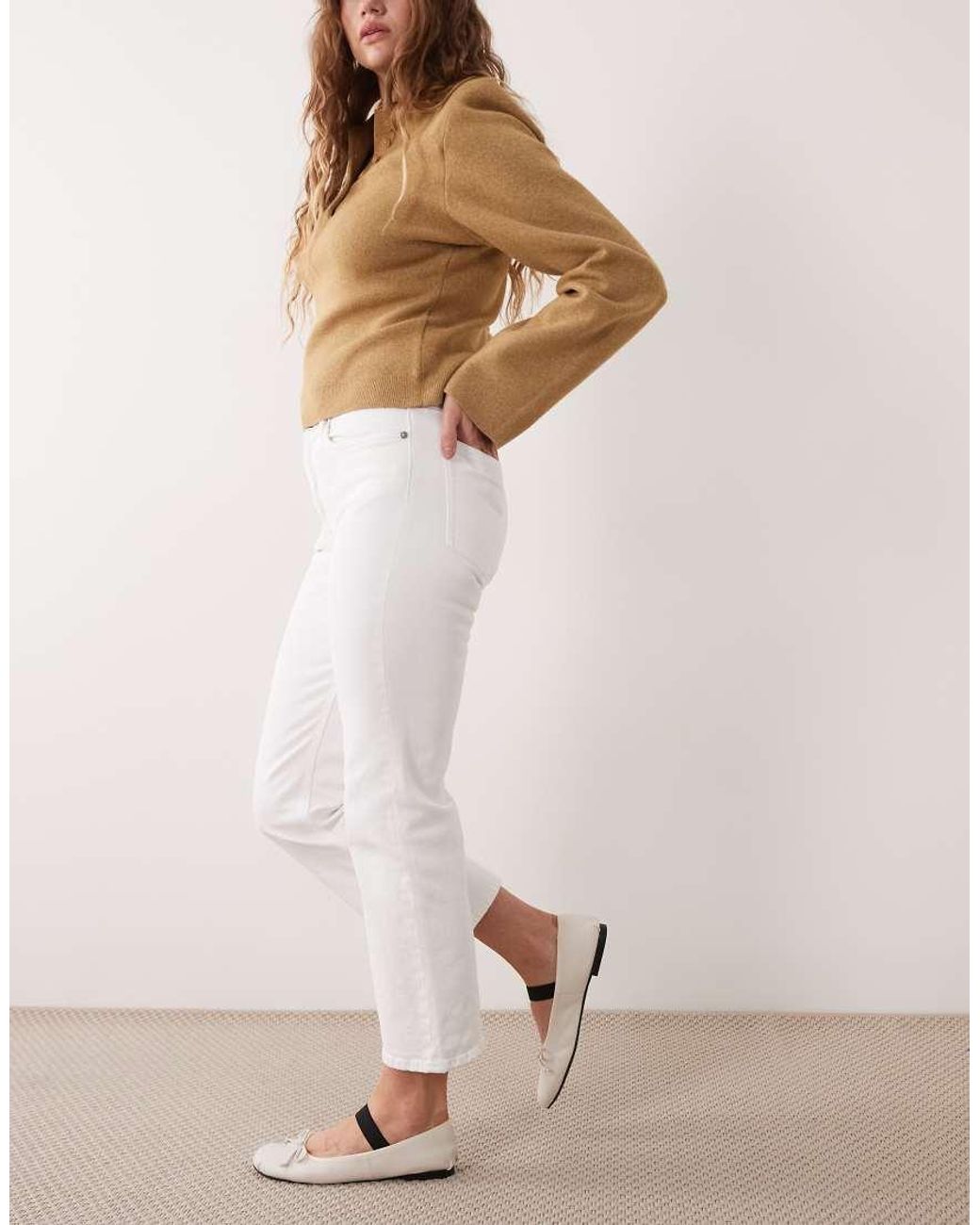 ARKET Natural Kick Flare Jeans