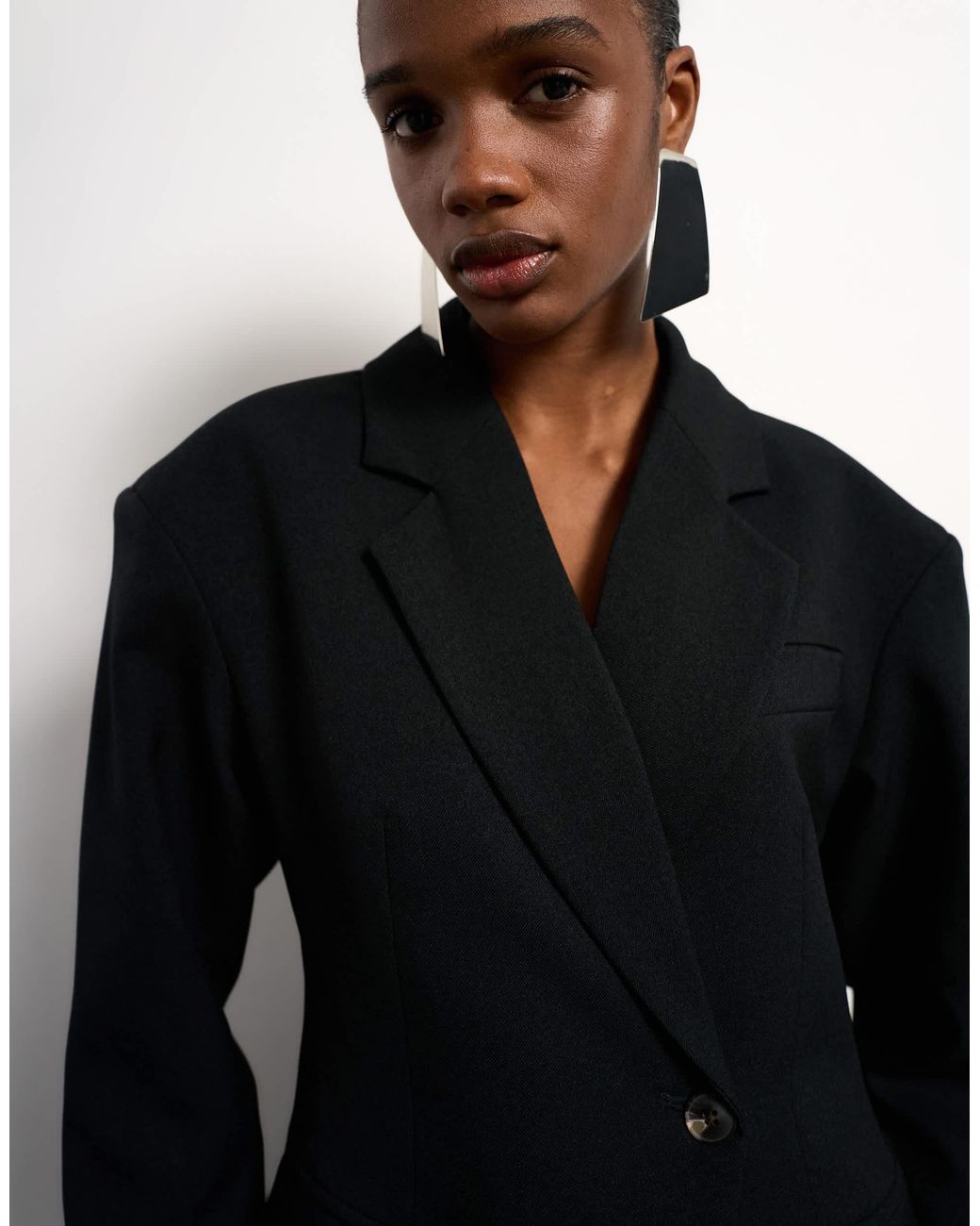 TOPSHOP Black – taillierter blazer