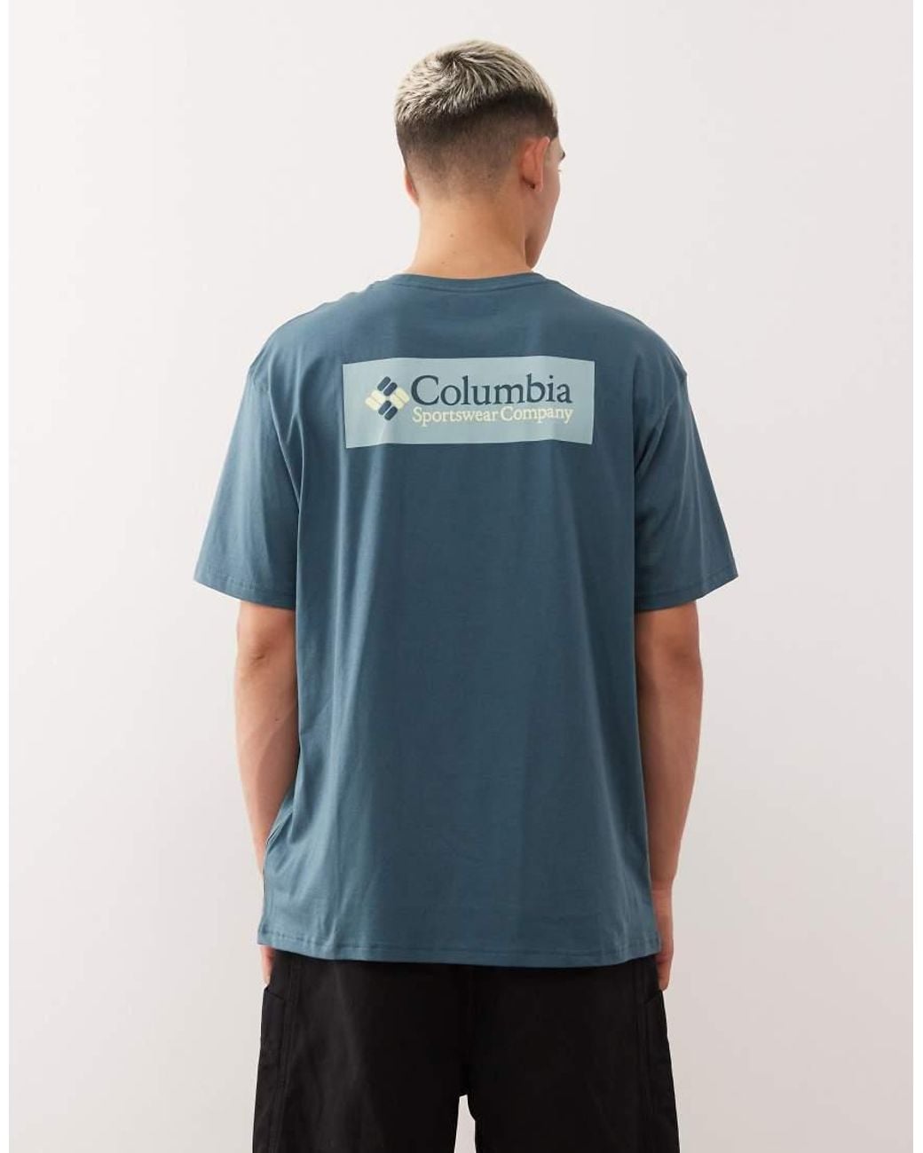 Columbia Blue North Cascades T-shirt for men