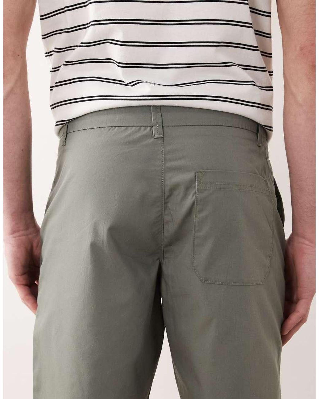 Only & Sons Natural Loose Fit Pleated Shorts for men