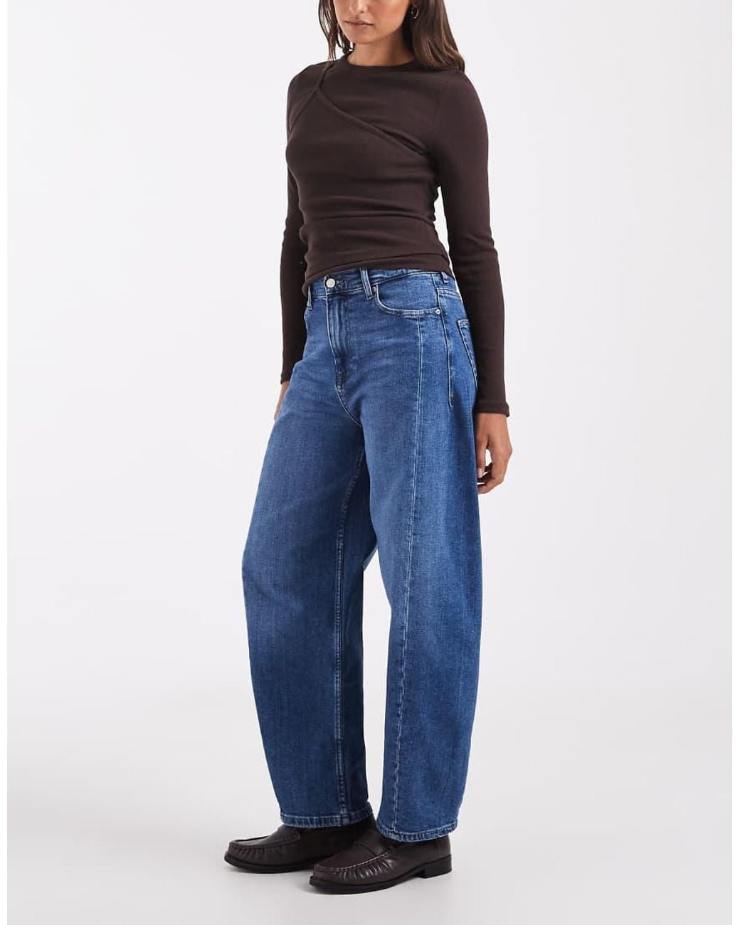 ONLY Blue Jessica Barrel Jeans