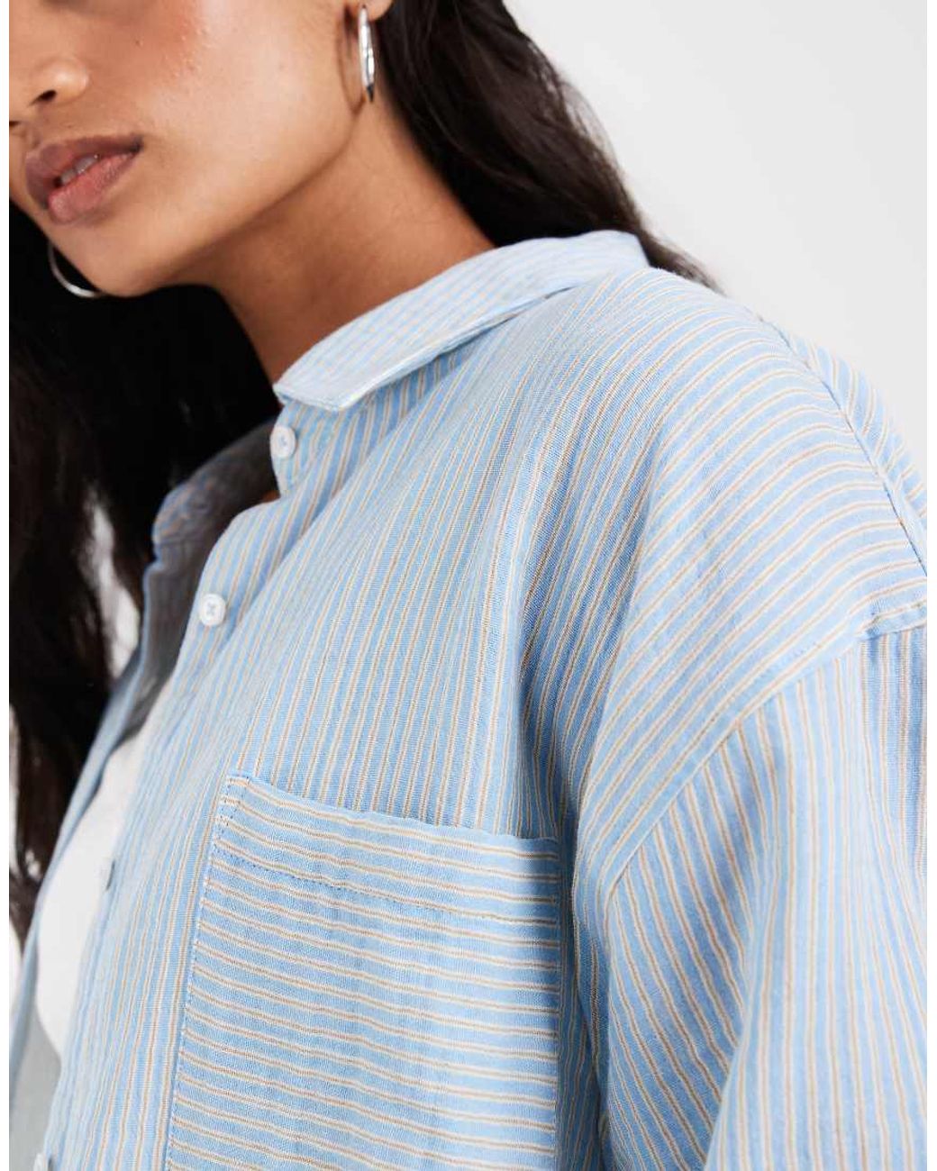 ASOS White Oversized Shirt Co-ord