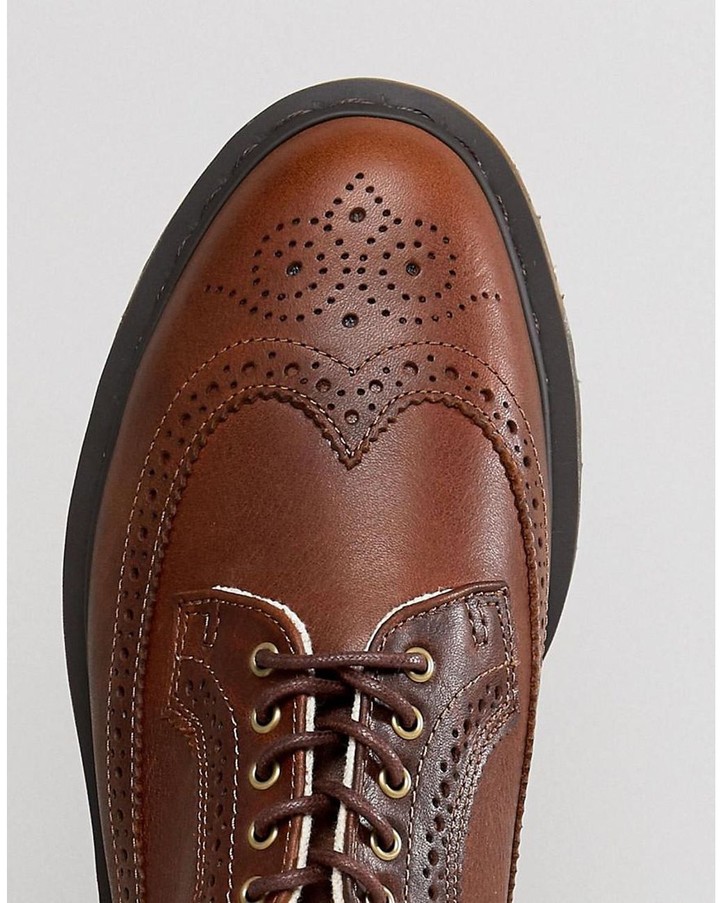 Dr. Martens Core Originals Brogue Shoes 3989 in Brown for Men | Lyst