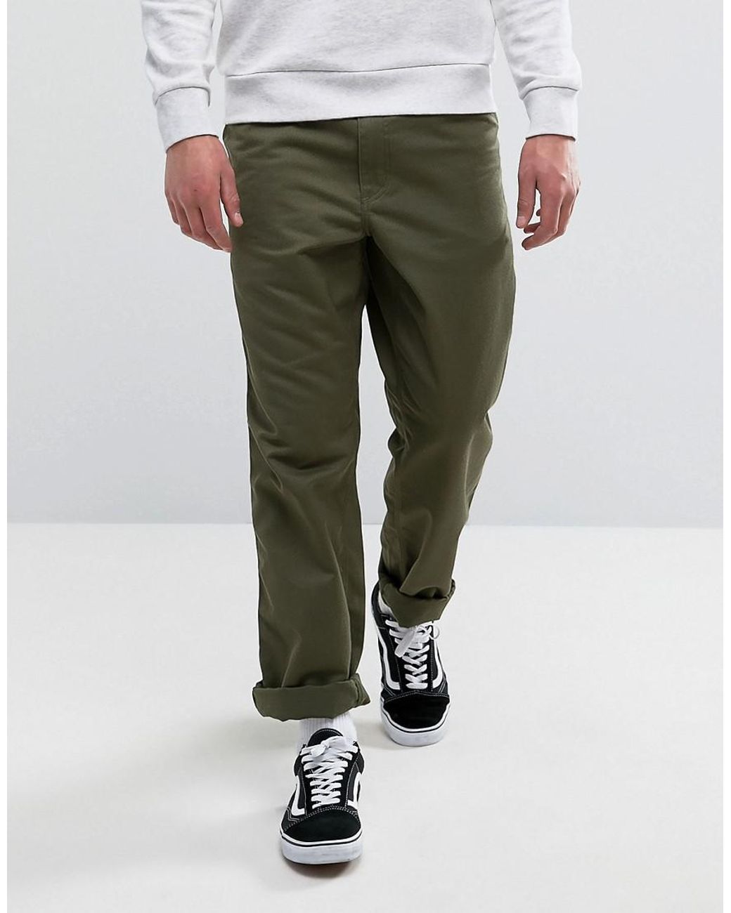 Carhartt WIP Simple Chino In Straight Fit in Green for Men | Lyst