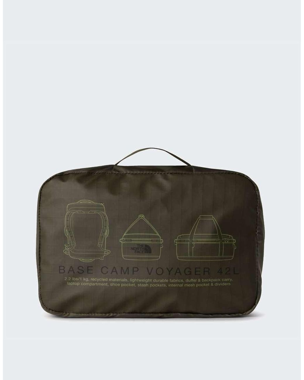 The North Face Black Base Camp Voyager Duffel 42L