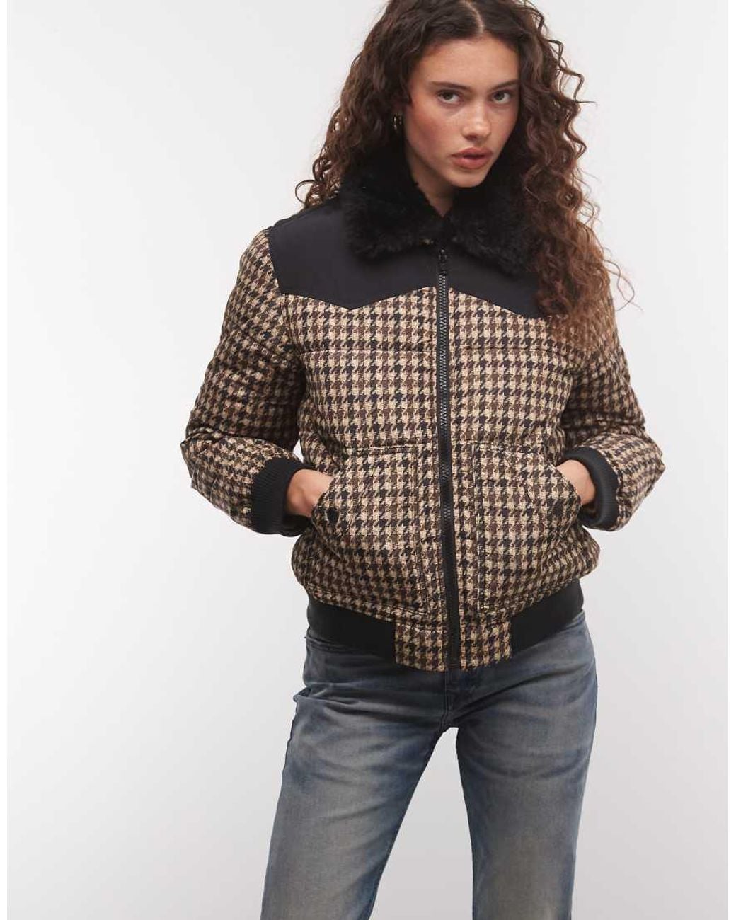 Wrangler Black Western Puffer Jacket