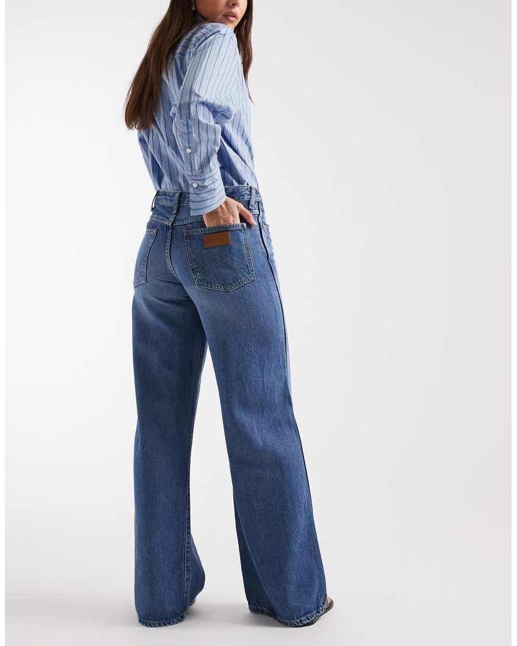 Wrangler Blue World Wide Mid-rise Jeans