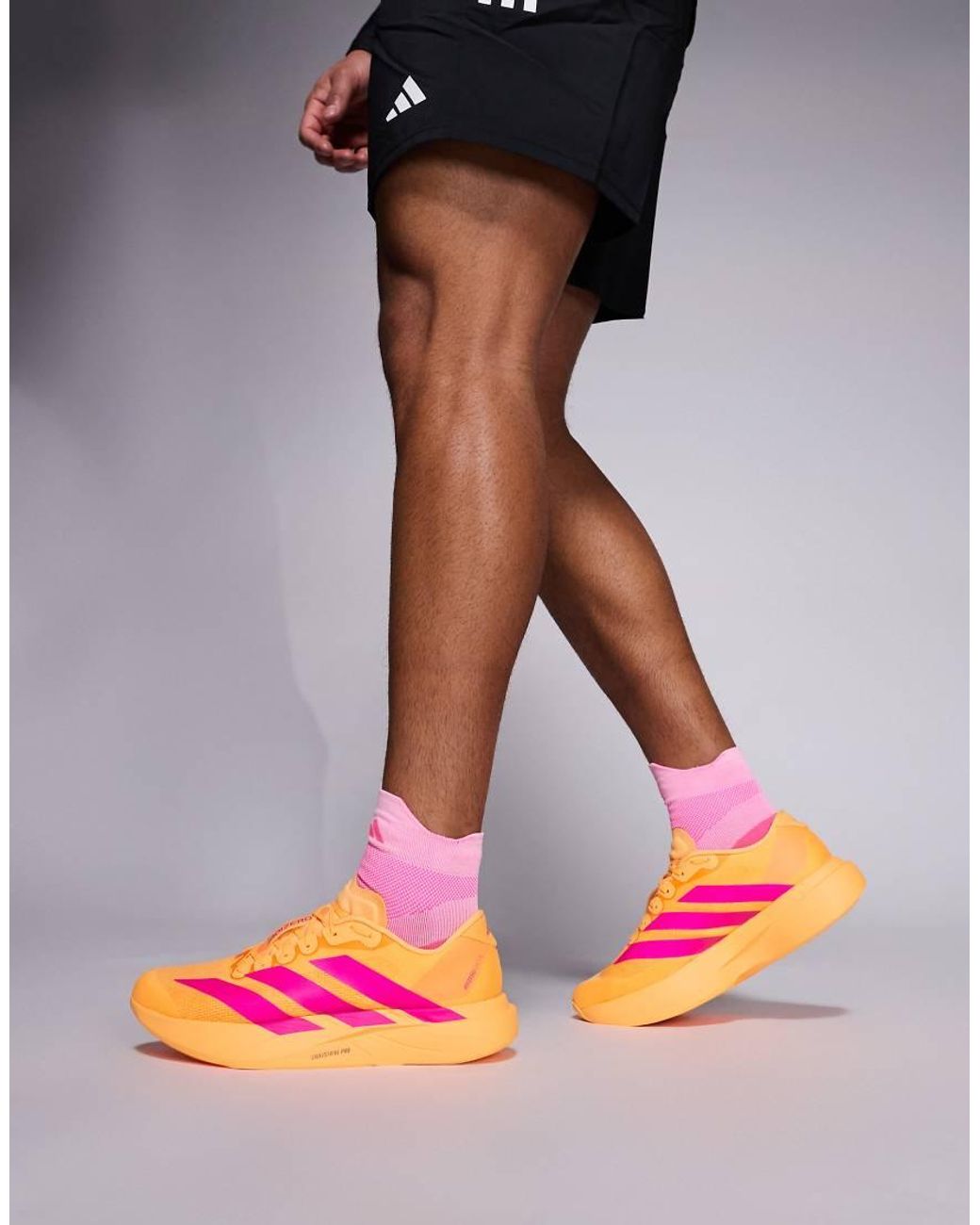 Adidas Originals Gray Adidas Running Adizero Evo Sl Trainers