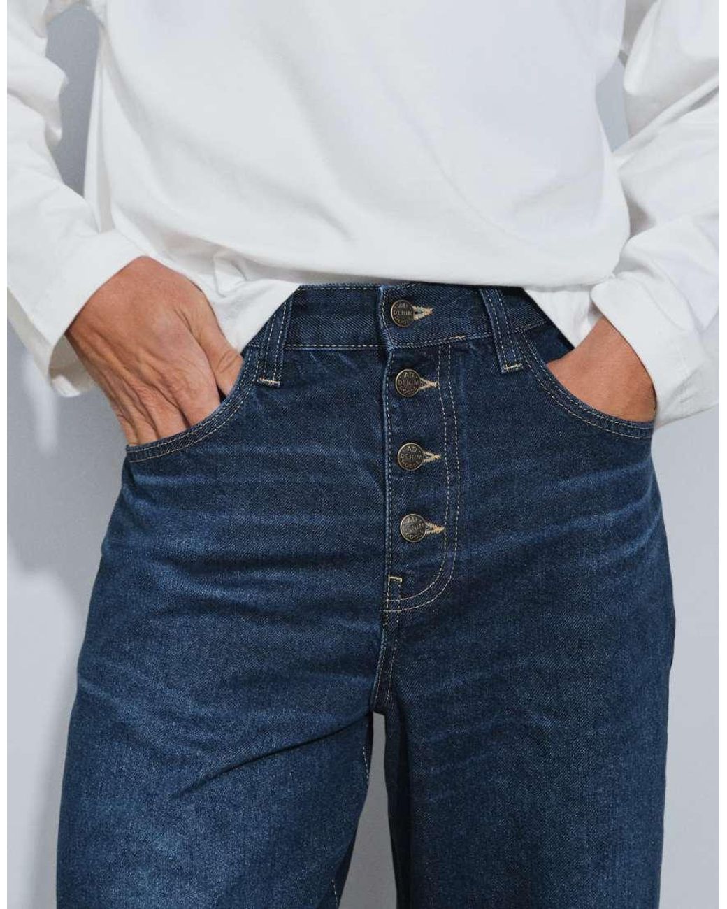 ASOS Blue baggy Jeans for men
