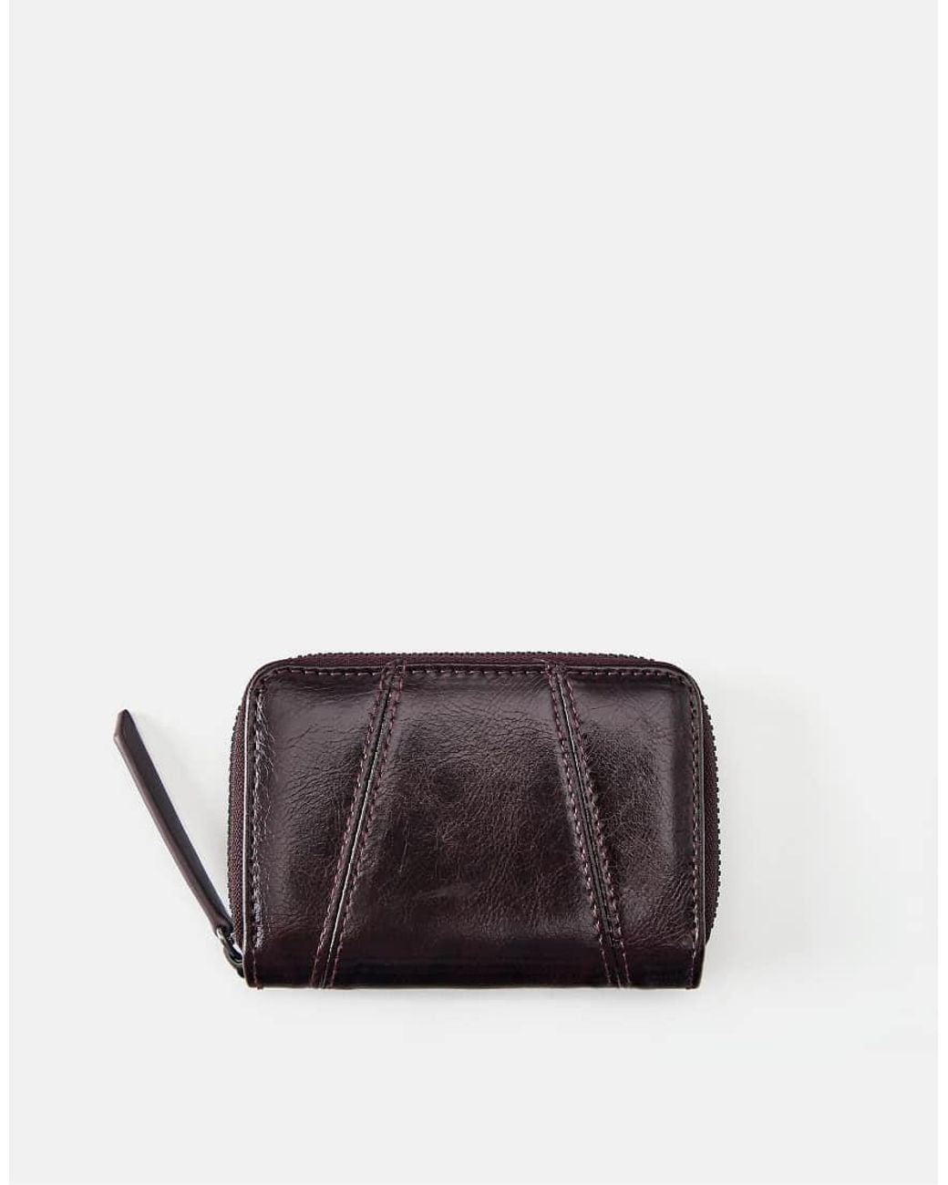 Pull&Bear Red Distressed Wallet