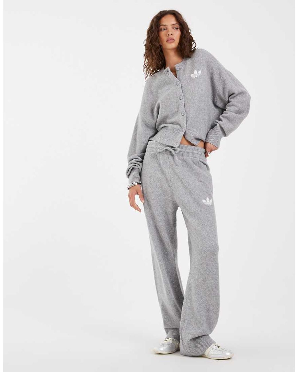 Adidas Originals Gray Knitted Trousers