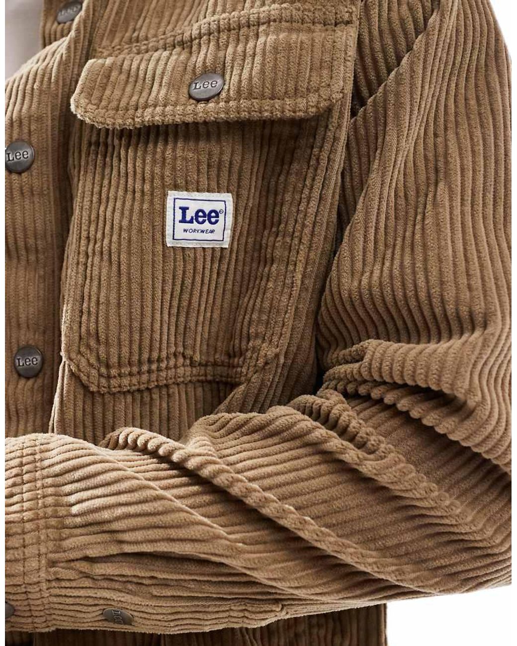 Lee Jeans Natural Workwear Cord Overshirt for men