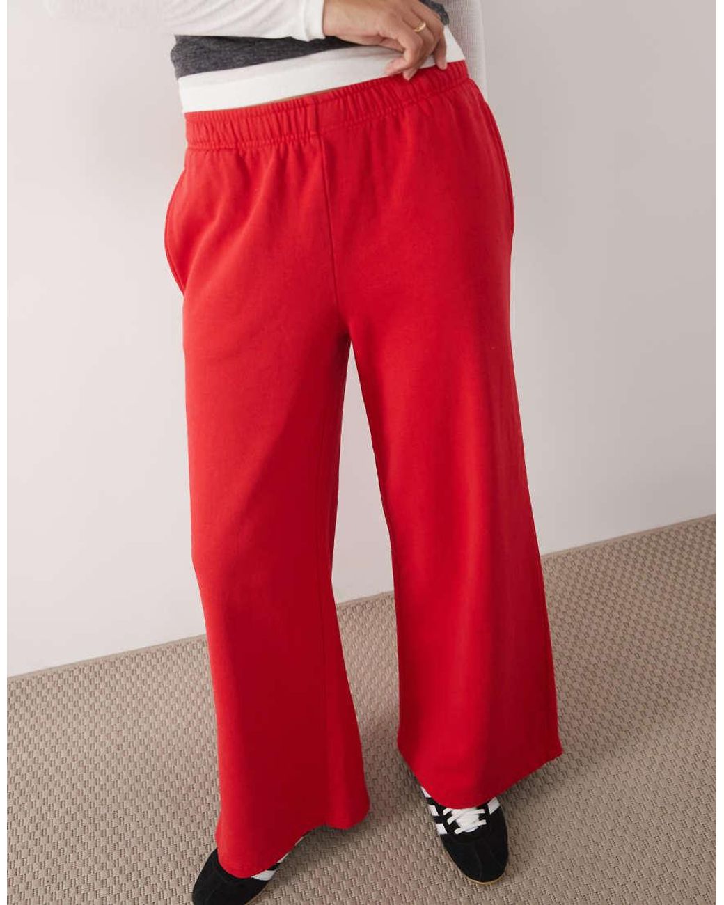 Cotton On Red baggy Sweatpant