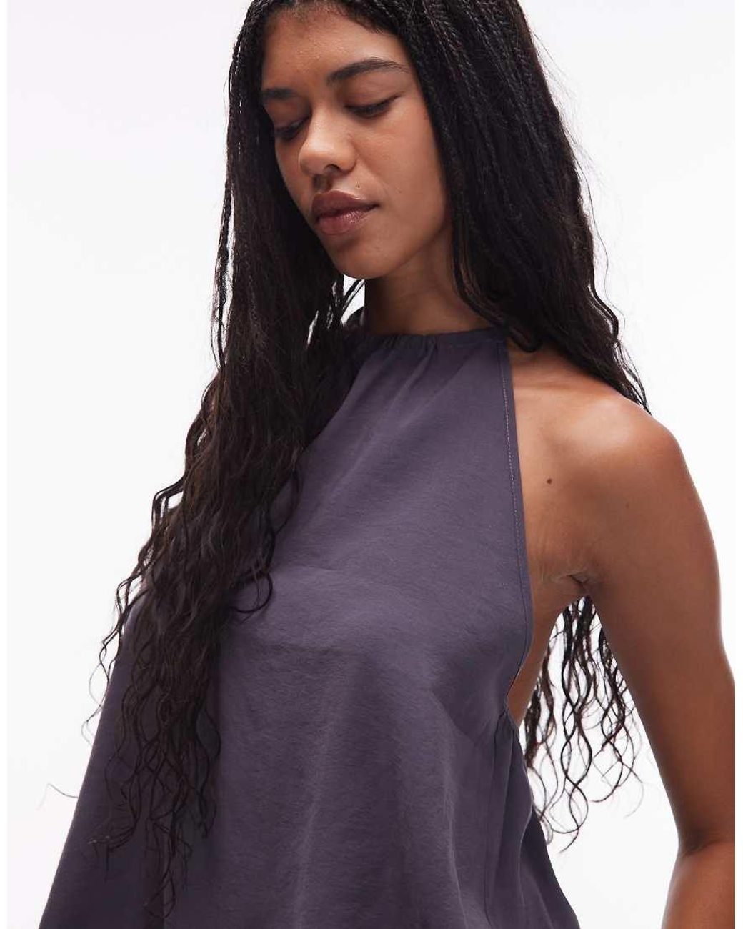 ASOS Purple Modal Halter Top