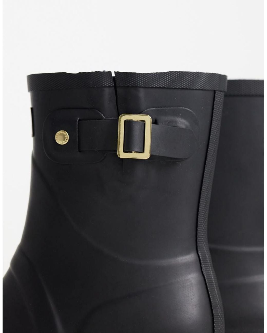 Barbour Black Raelynn Buckle Welly Boots