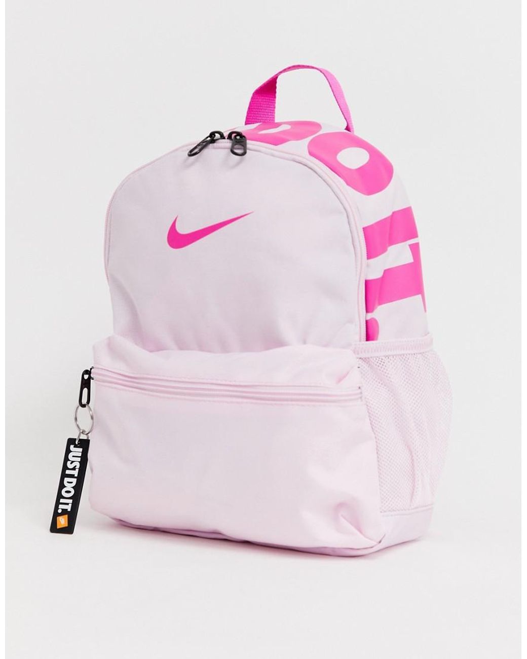 NEW Nike Just Do It Mini Hot Pink Backpack | Pink backpack, Pink bag,  Backpacks