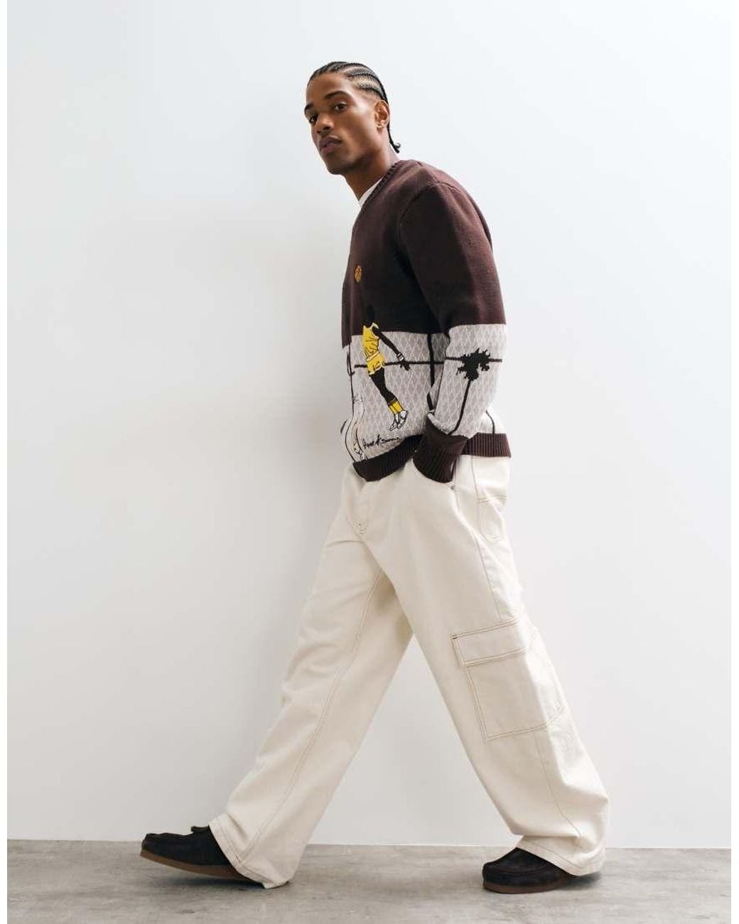House Of Sunny Brown Slam Dunk Jumper for men