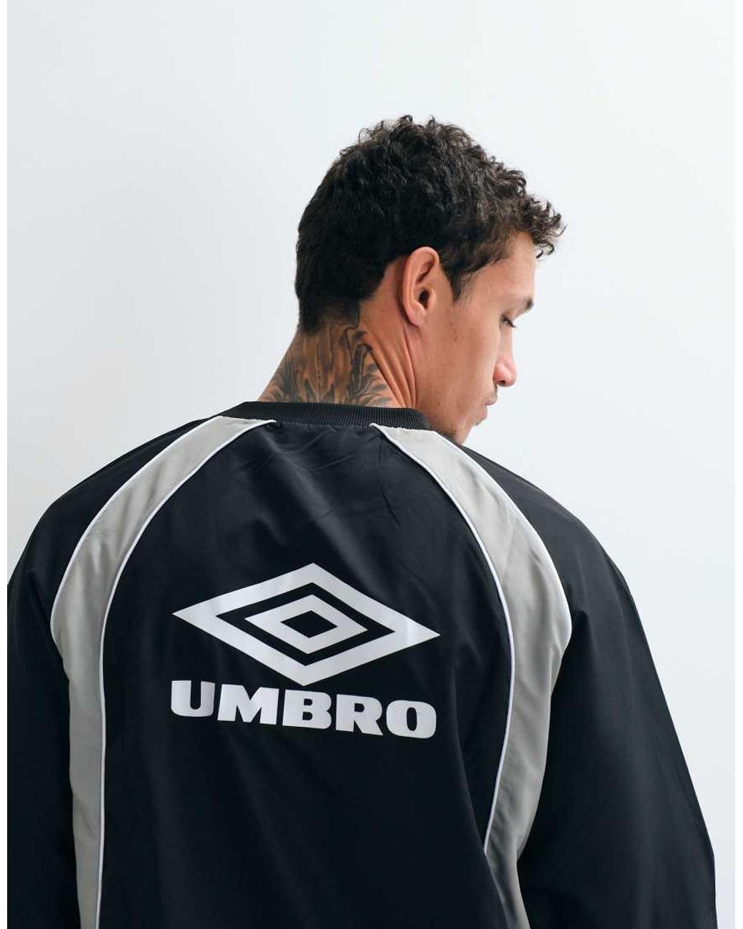 Umbro Blue Panelled Sweat for men