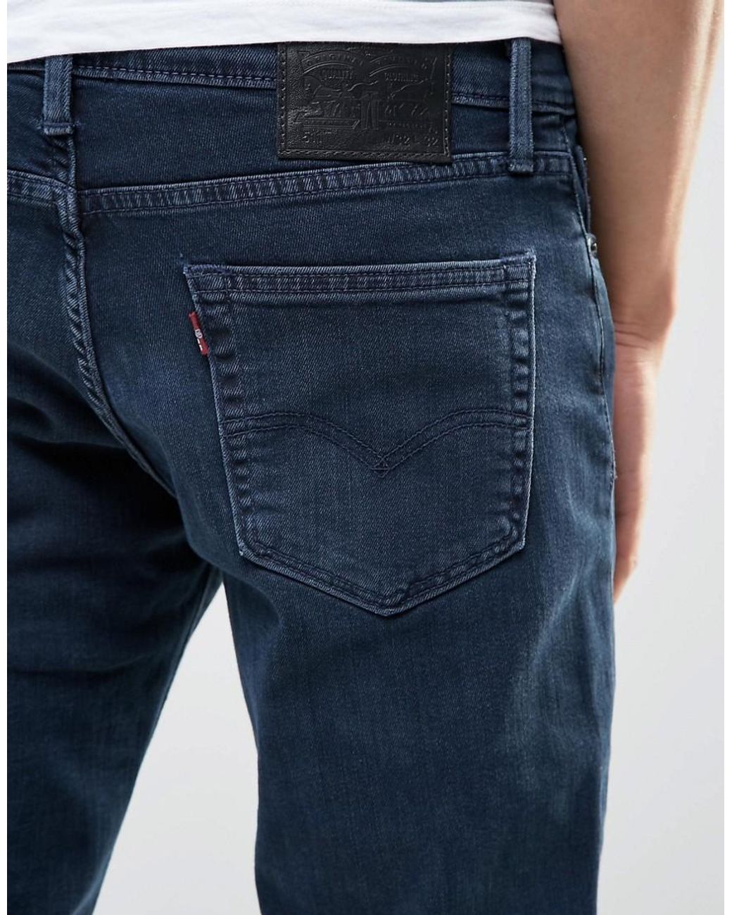 Levi's Levi's 511 Slim Jeans Headed South Motion Dark in Blue for Men |  Lyst UK