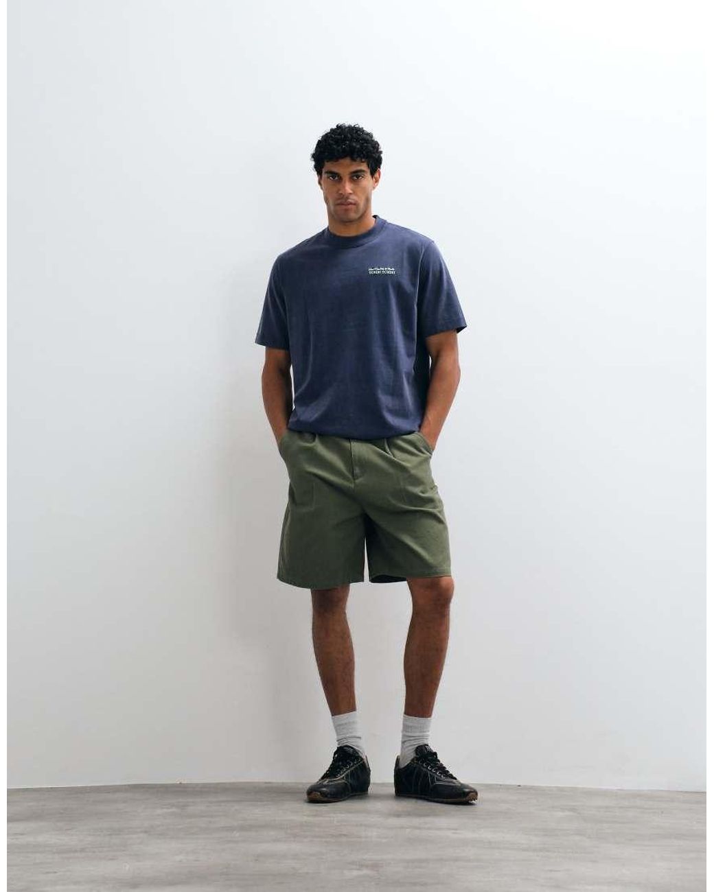 Abercrombie & Fitch Blue Wimbledon Back Graphic T-shirt for men