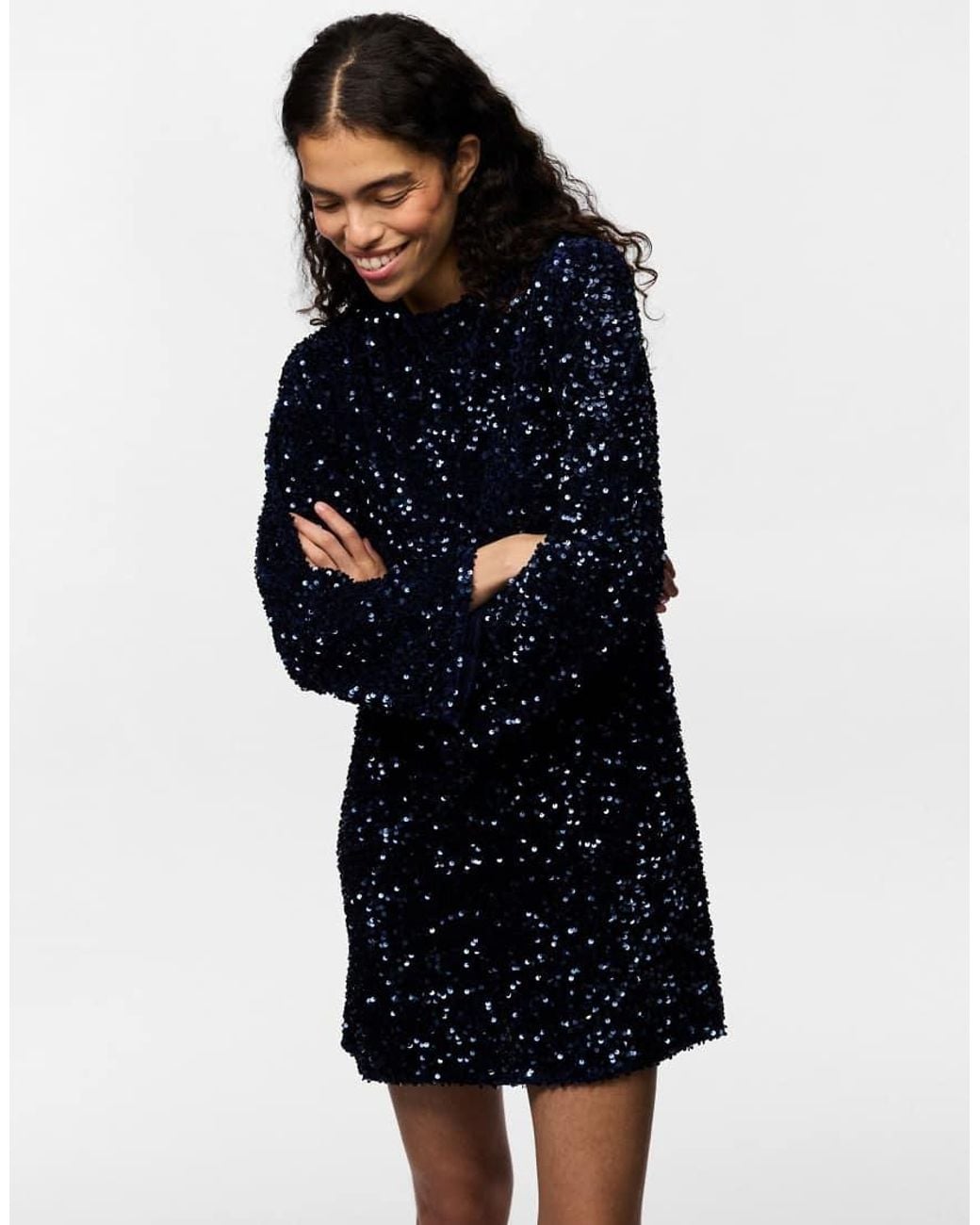 Pieces Blue Dress