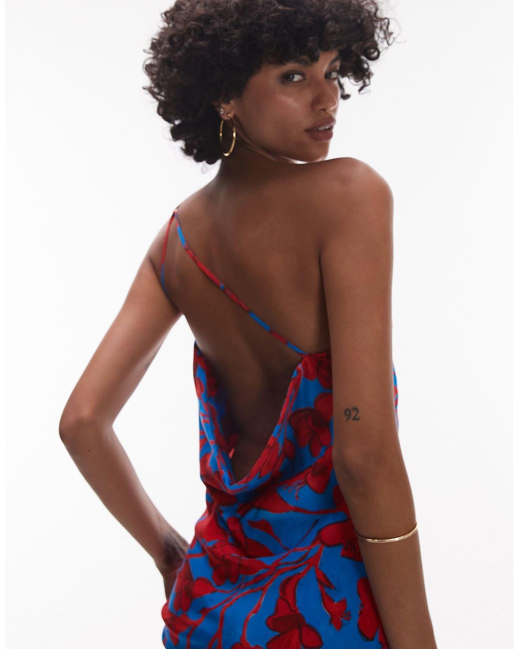 Robe TOPSHOP en coloris Blue
