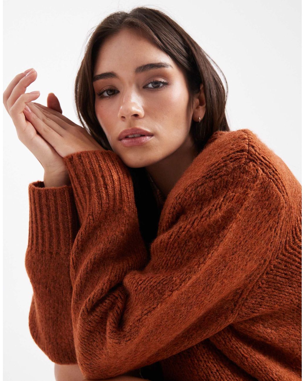 ASOS Brown – oversize-strickpullover