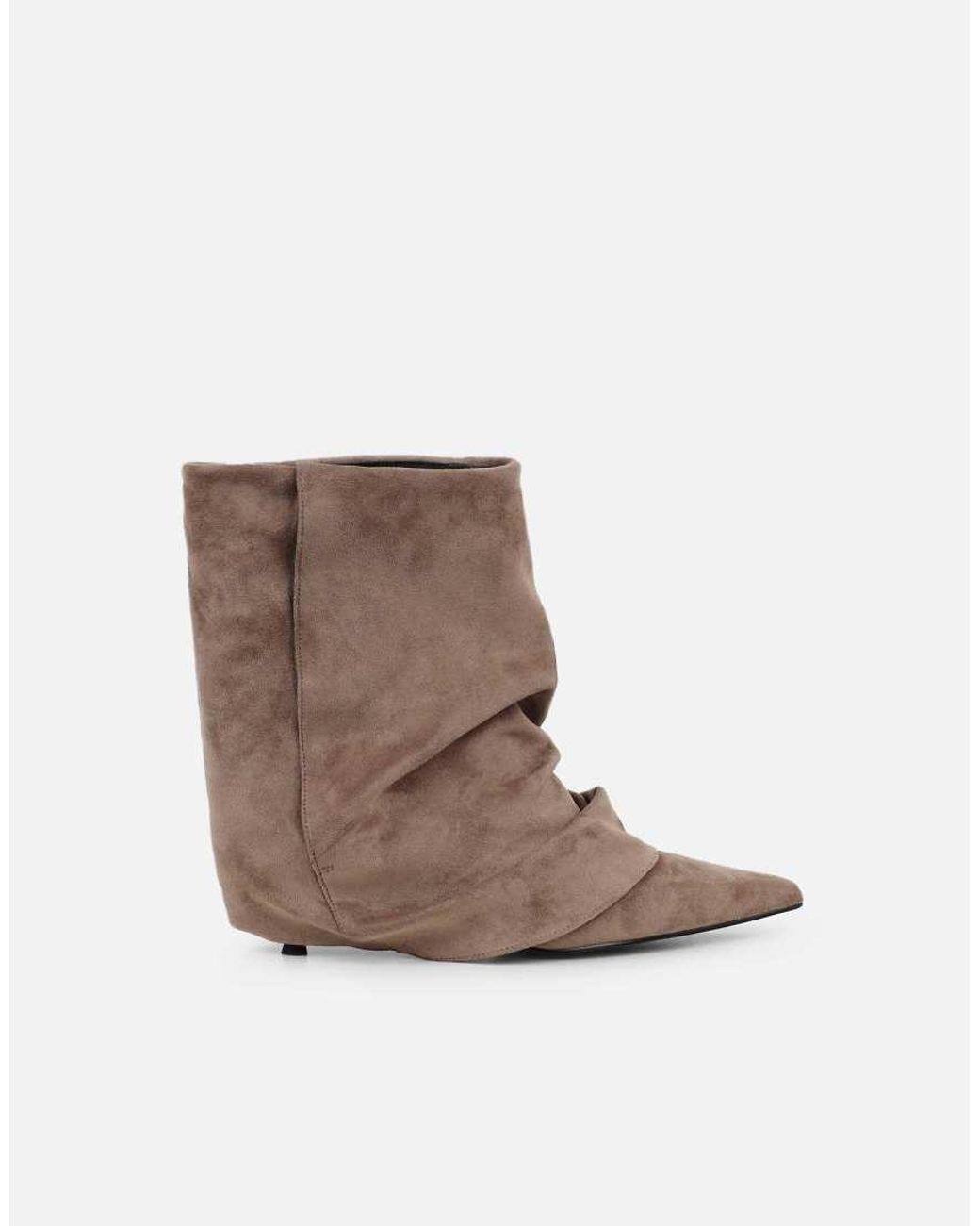 SIMMI Natural Dixee Ruched Foldover Pixie Boots