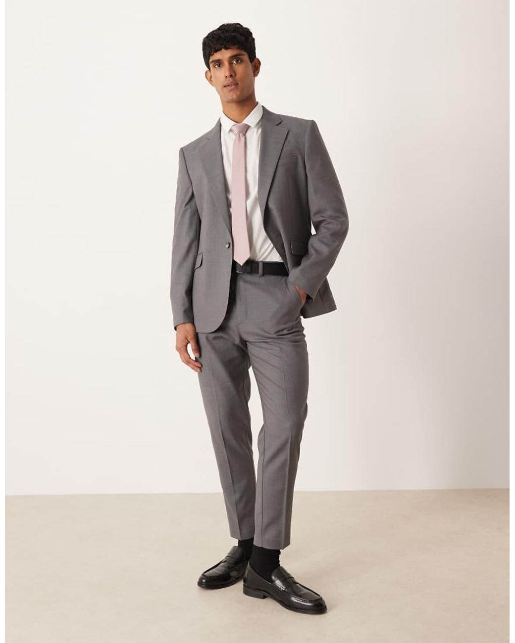 ASOS Gray Slim Suit Jacket for men