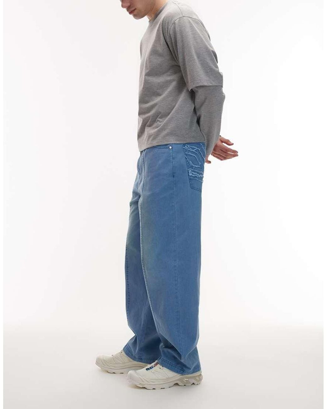 Umbro Blue Drill Denim Jeans for men