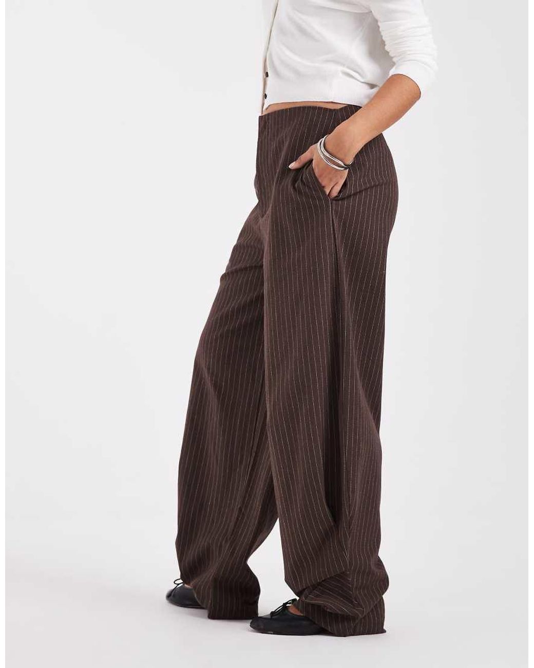 BRONZE SNAKE Multicolor Low Rise Balloon Leg Trouser