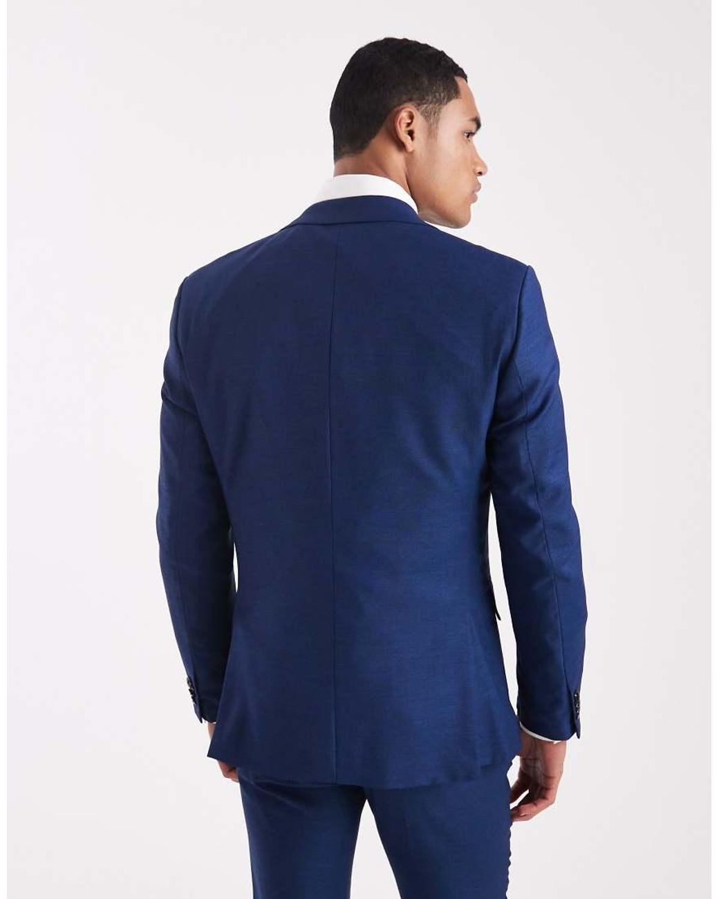 Jack & Jones Blue Super Slim Suit Jacket for men