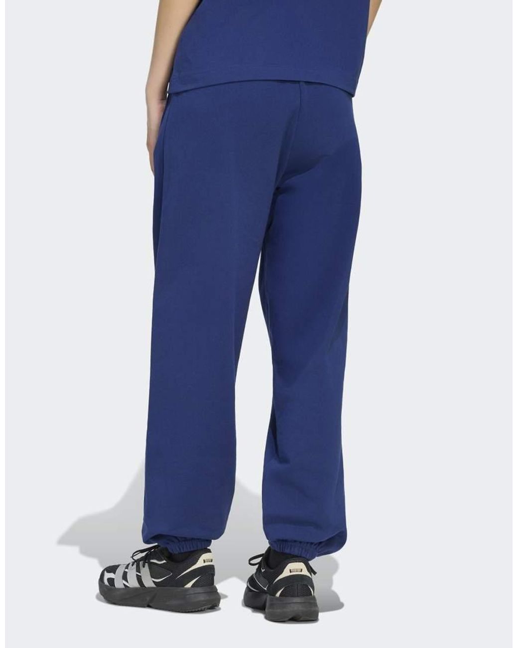 Adidas Originals Blue Adidas Kit Small Logo Loose Cuffed Pants
