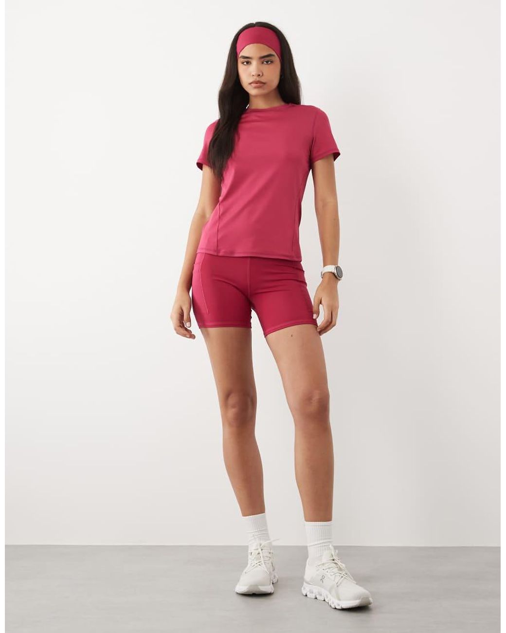 4505 Red Icon Active Quick Dry Performance T-shirt