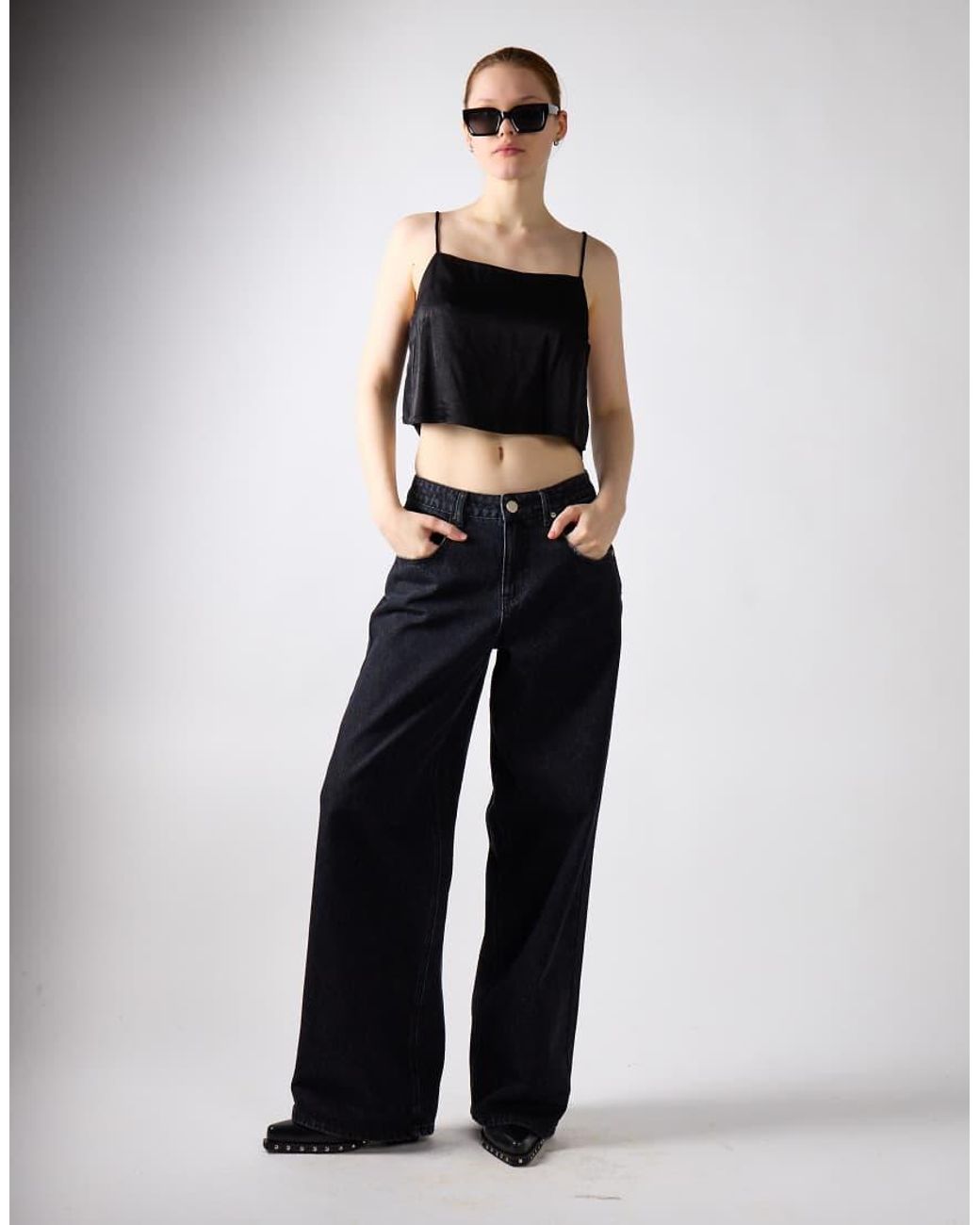 Glamorous Black Cami Top
