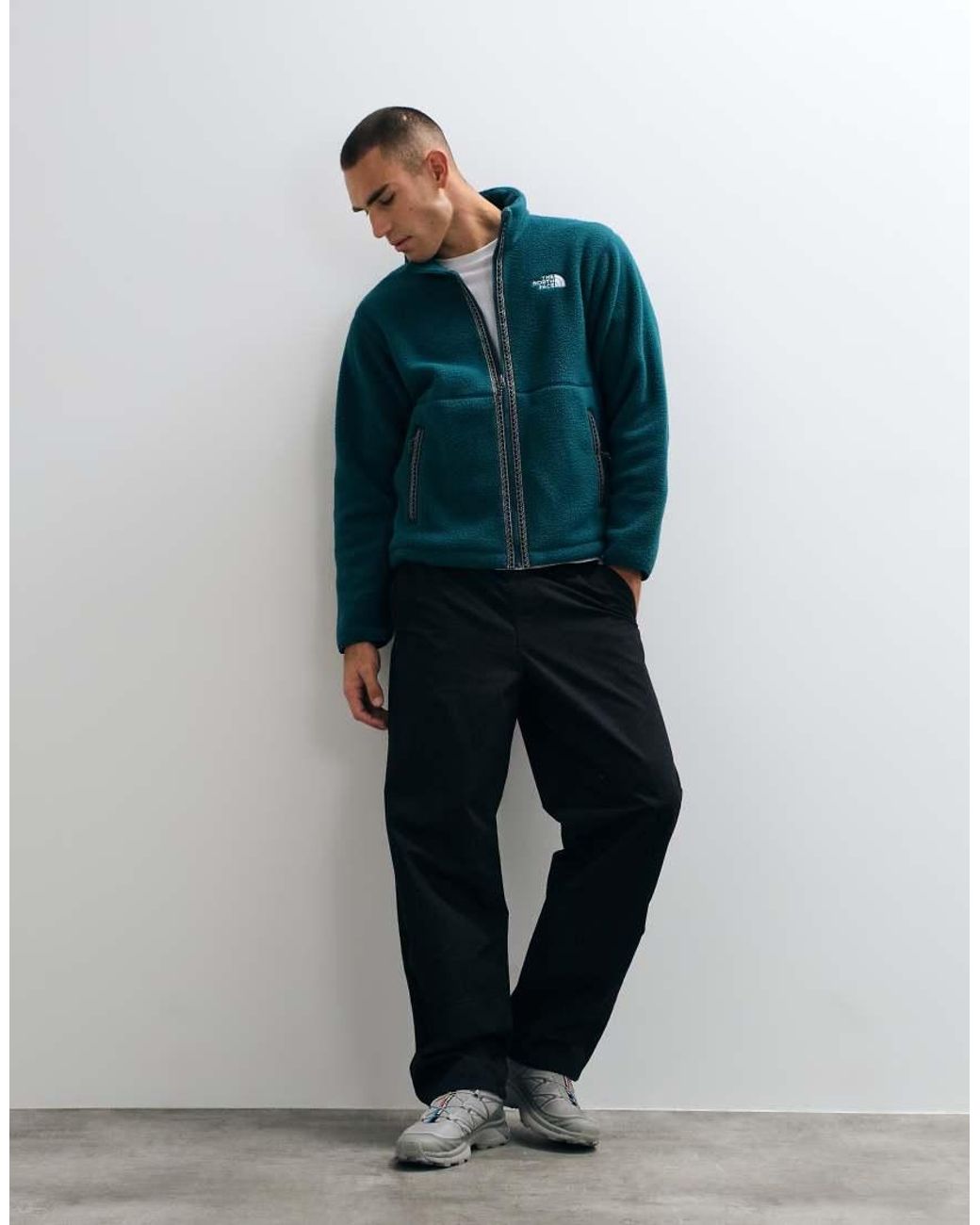 The North Face Blue The North Flace Fleeski Full Zip Jacket for men