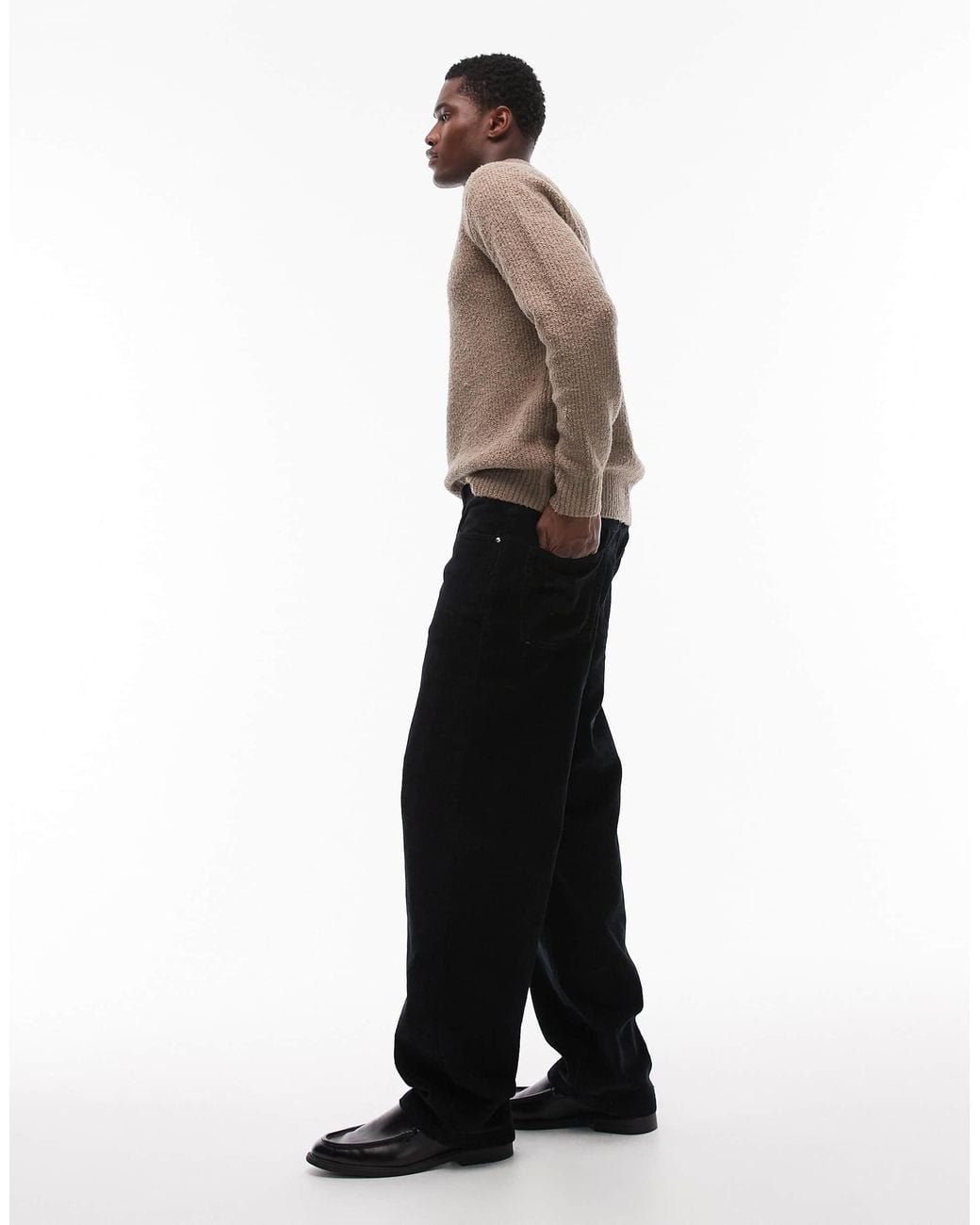 ASOS Black baggy Pants for men
