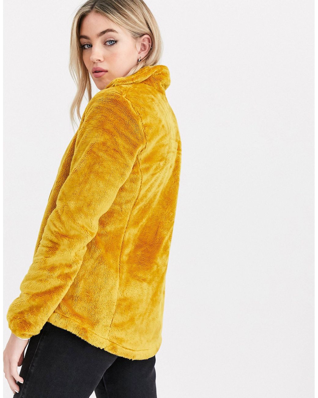 north face osito jacket yellow