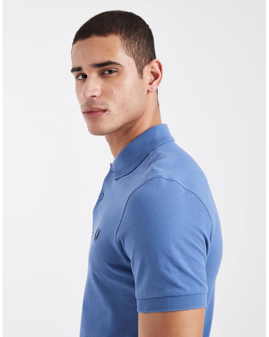 Polo à logo Fred Perry pour homme en coloris Blue