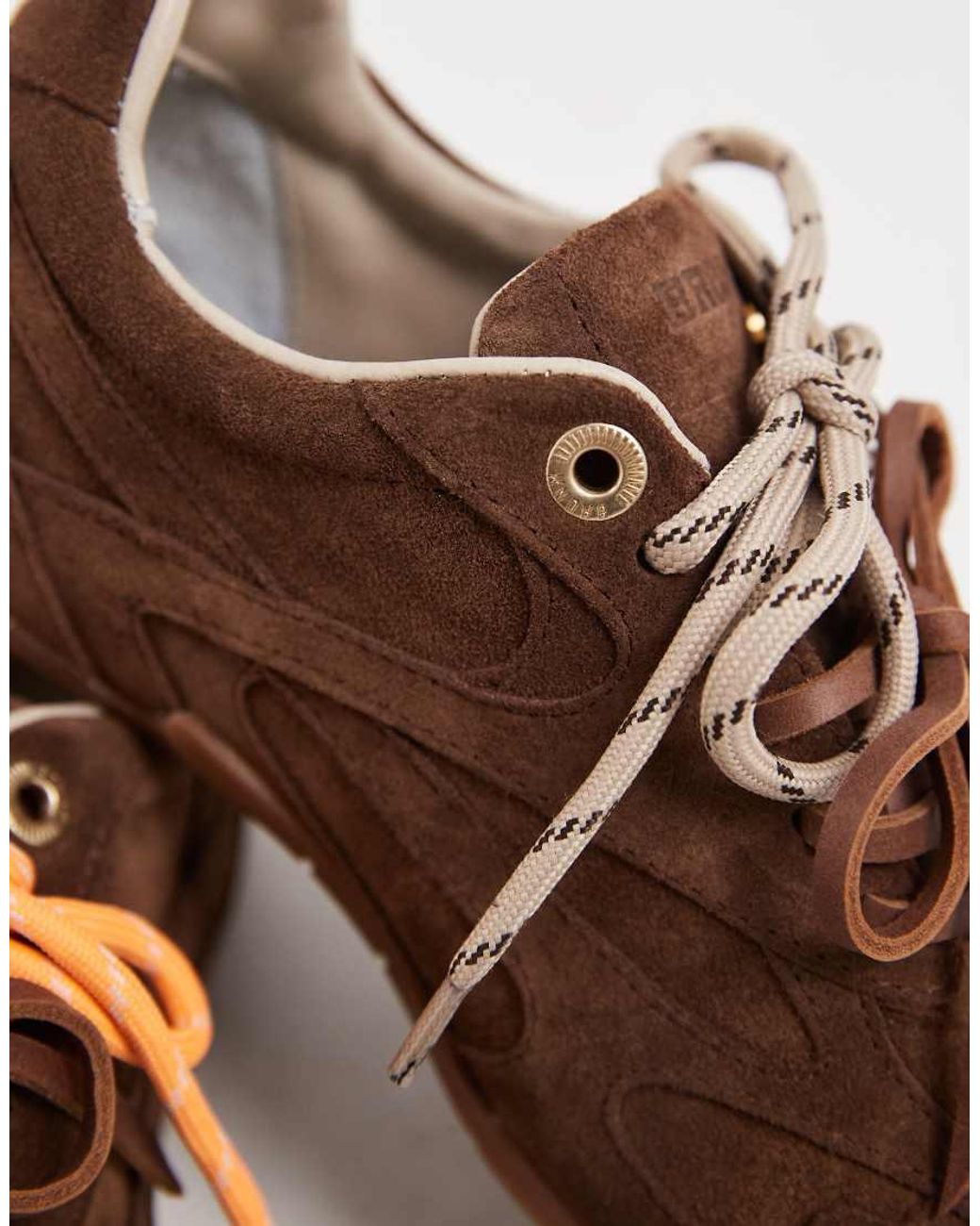 Bronx Brown Myr-aa Lace Up Trainers