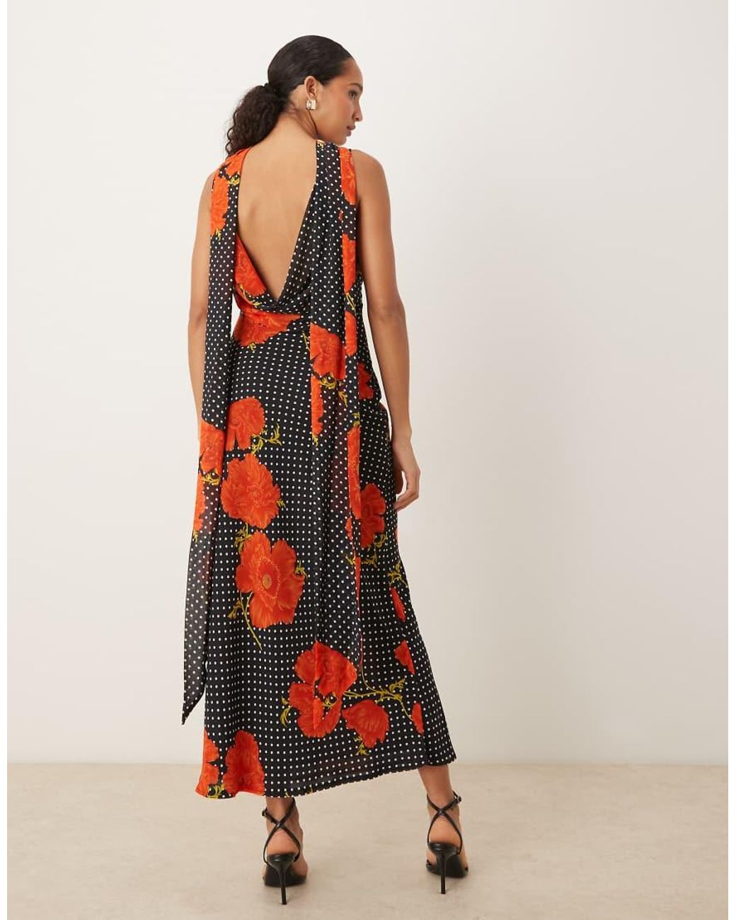 Never Fully Dressed Natural Sophie Midi Dress