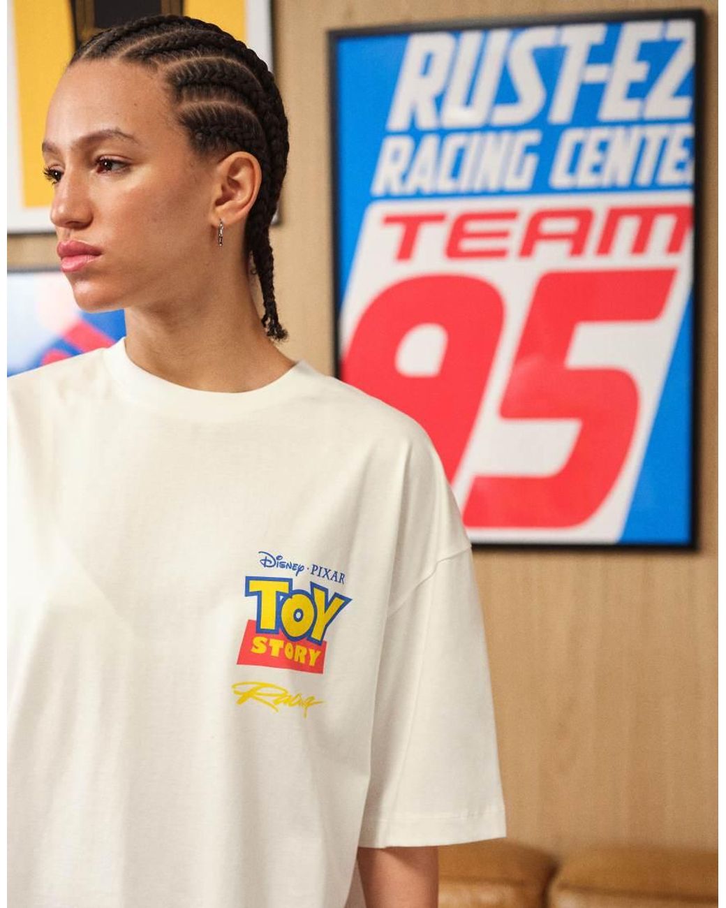 ASOS Orange Disney Pixar Oversized T-shirt With Toy Story Print